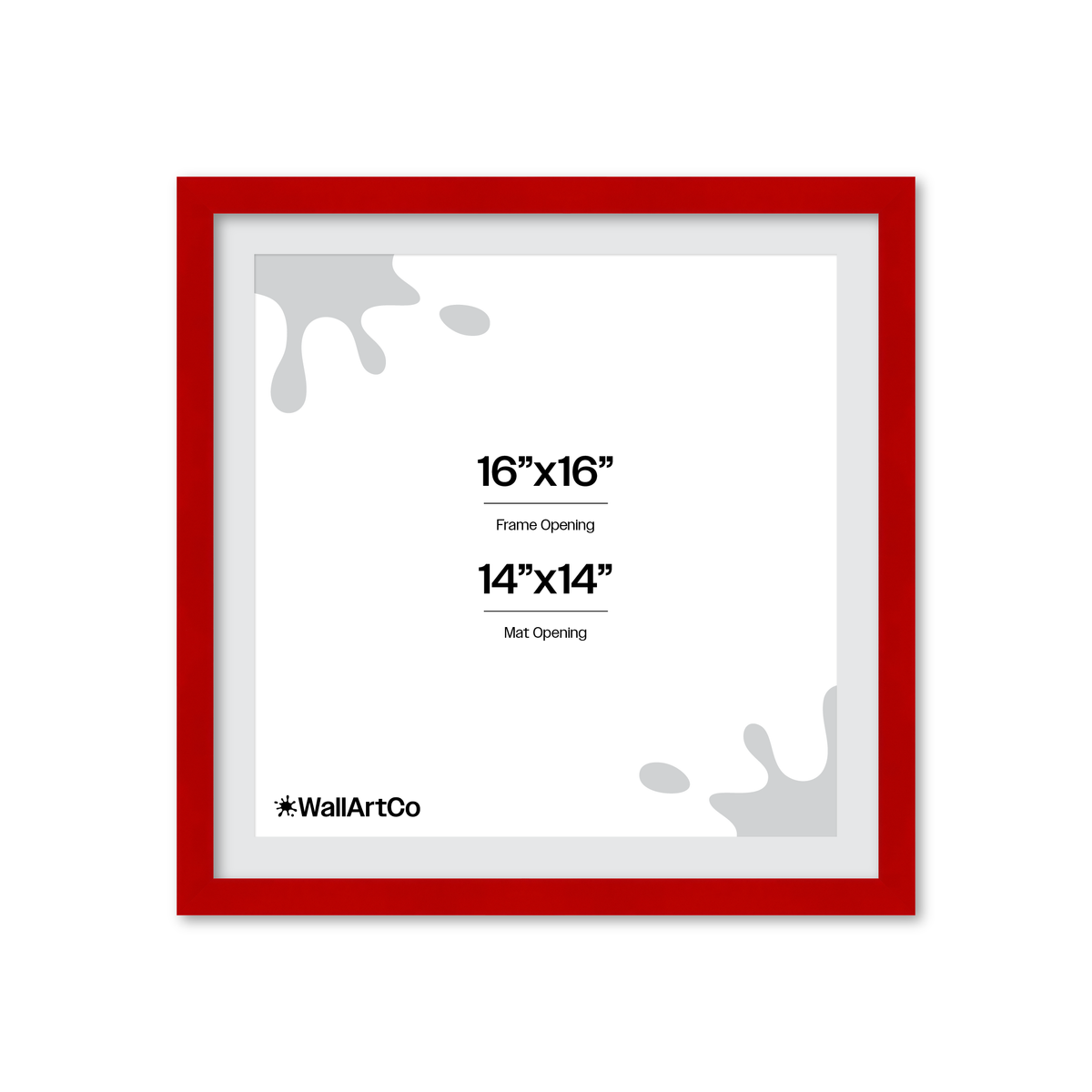 The Head Turner Red Picture Frame