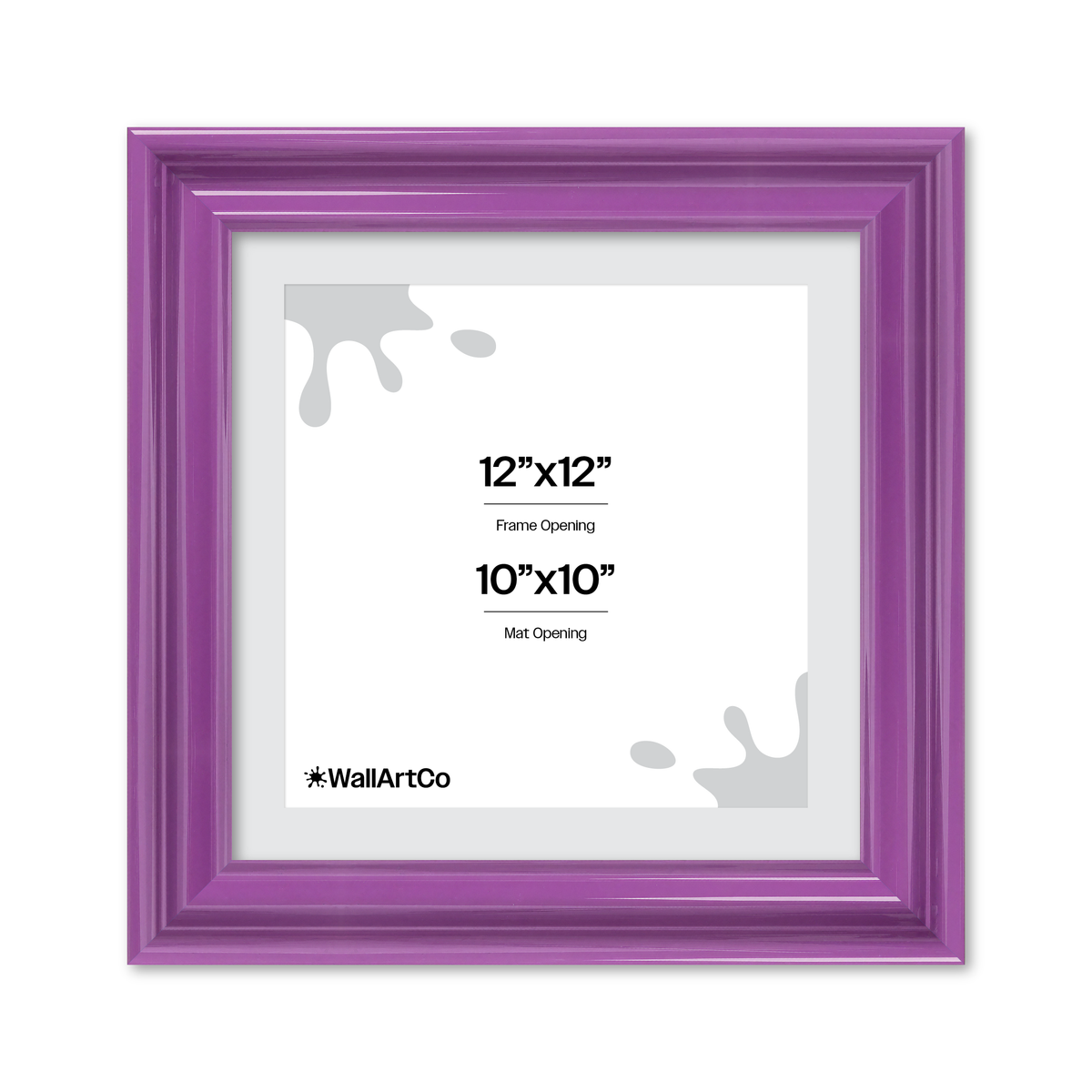 front of picture frame