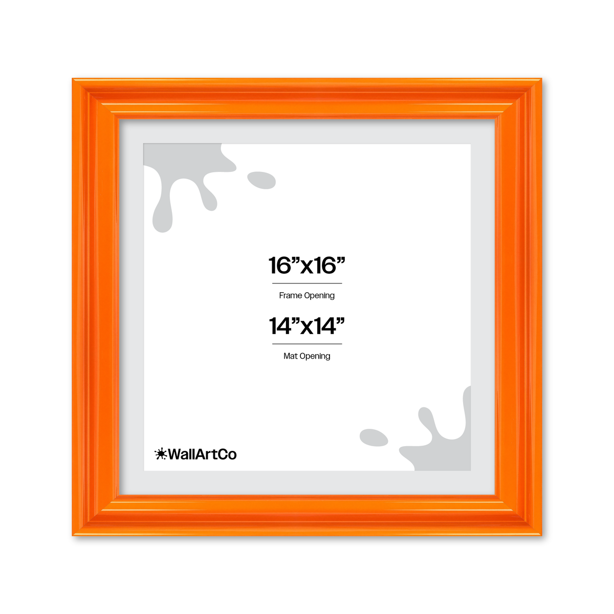 front of picture frame