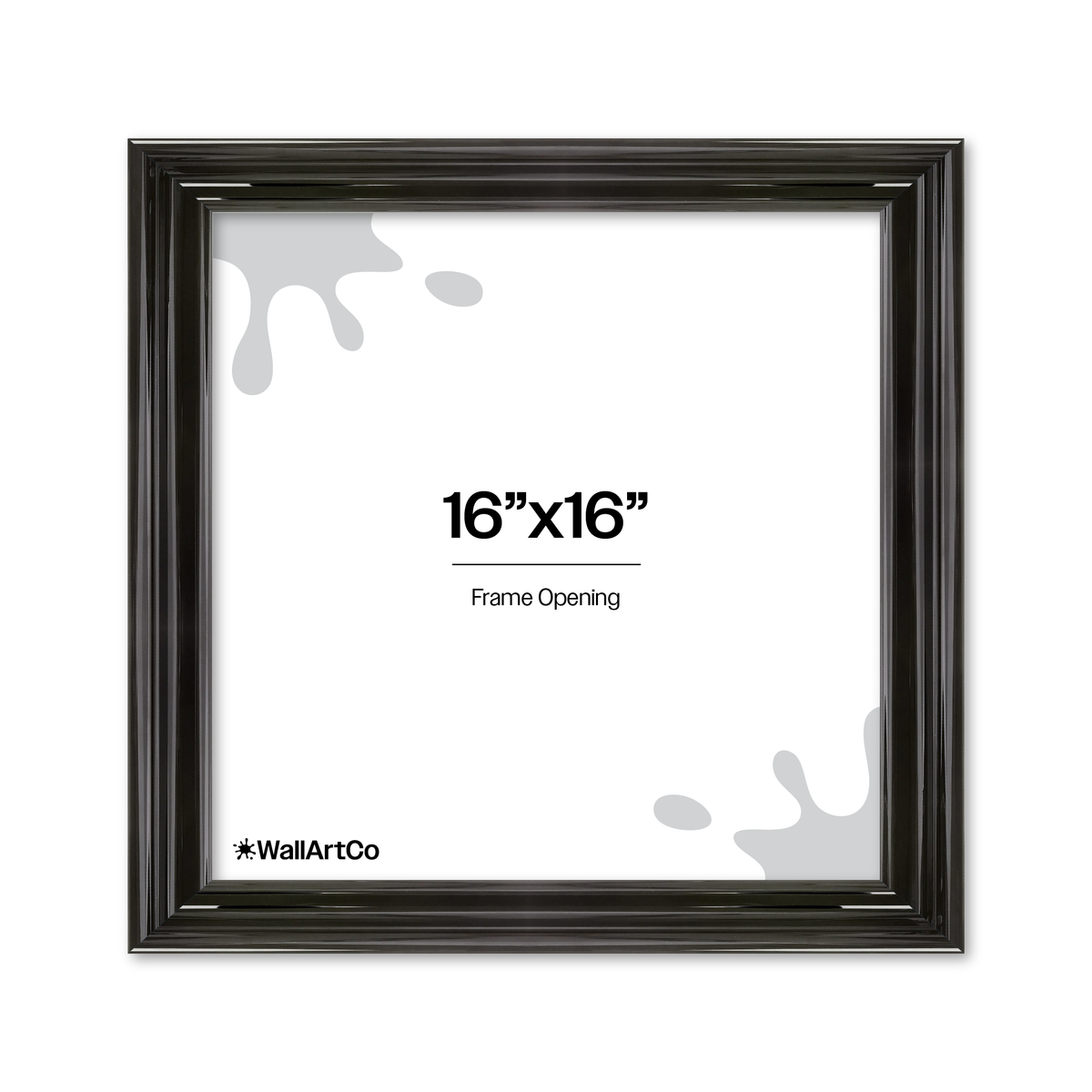front of picture frame