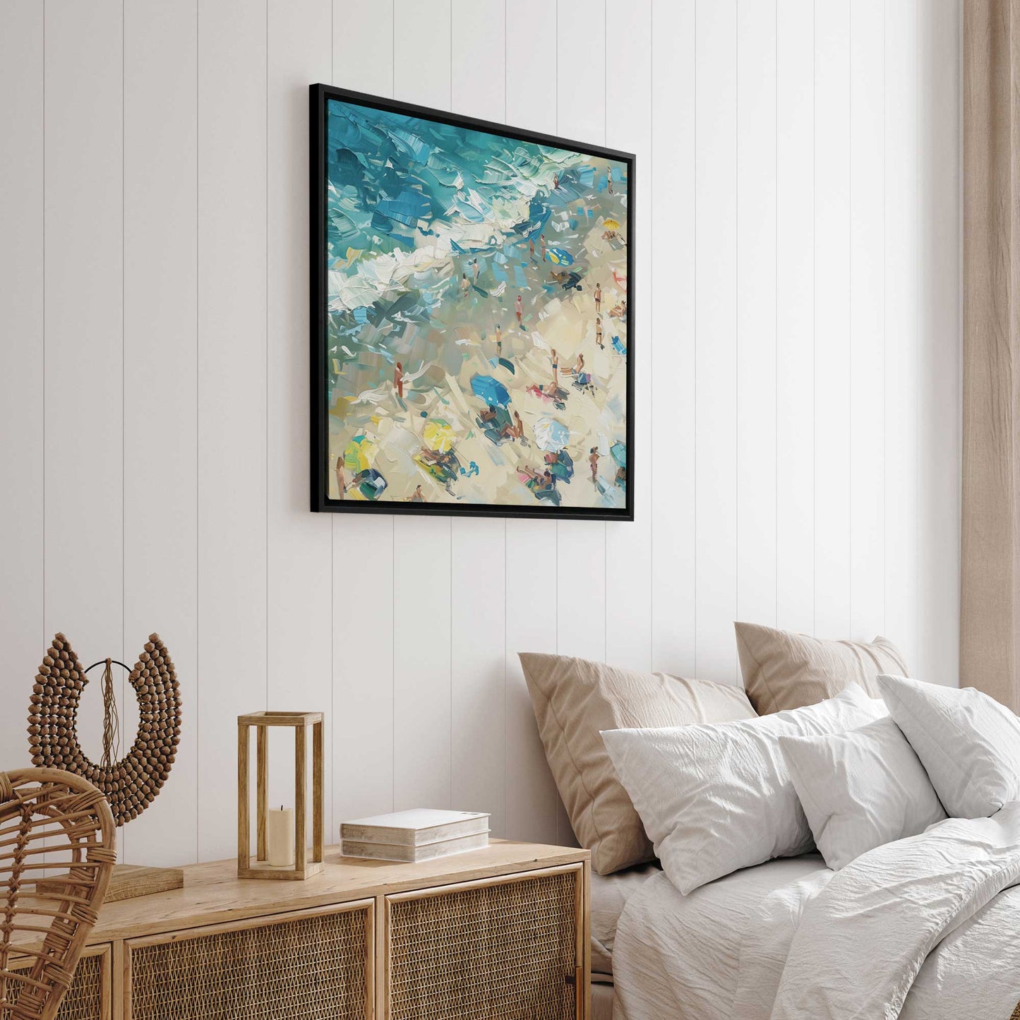 Summer Beach Day v2 Art Print