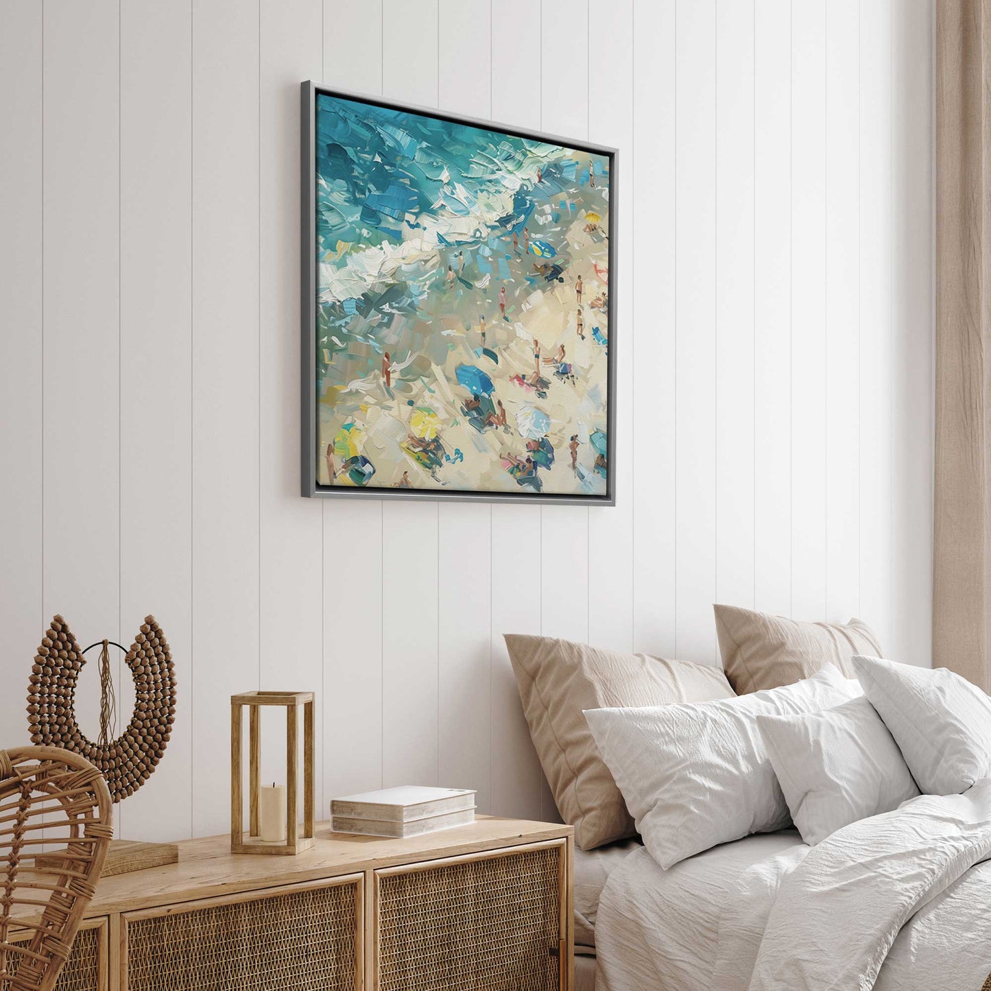 Summer Beach Day v2 Art Print