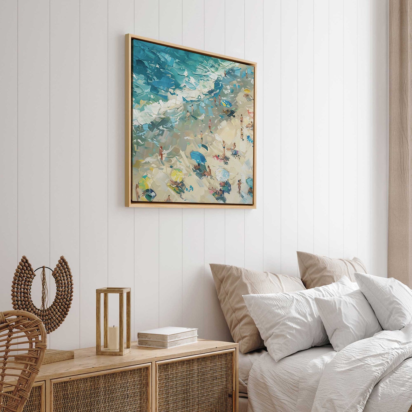 Summer Beach Day v2 Art Print