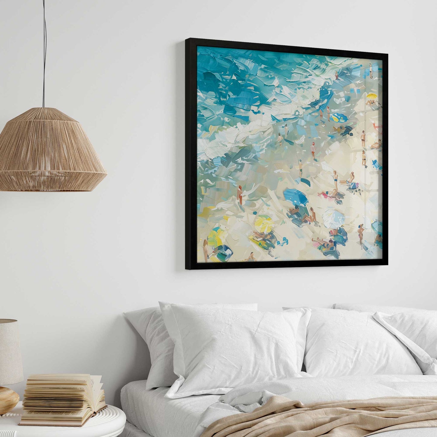 Summer Beach Day v2 Art Print