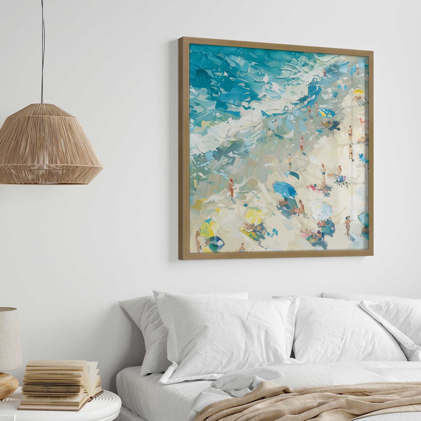 Summer Beach Day v2 Art Print