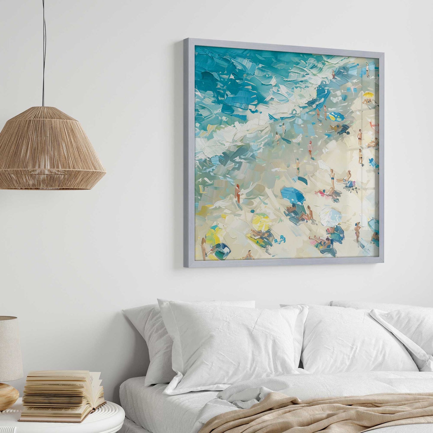 Summer Beach Day v2 Art Print