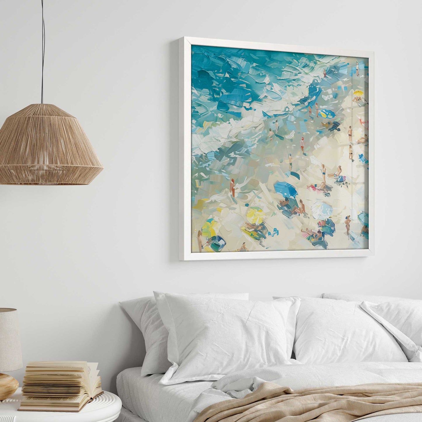 Summer Beach Day v2 Art Print