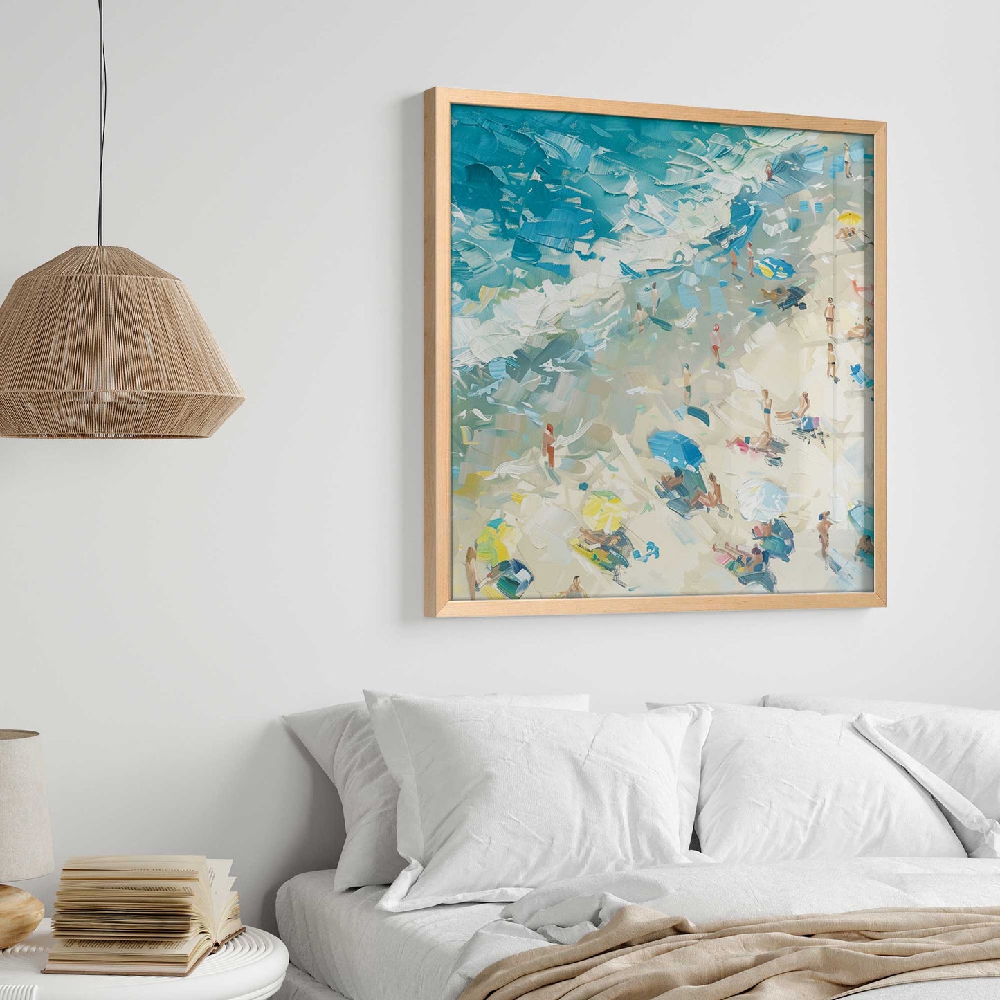 Summer Beach Day v2 Art Print