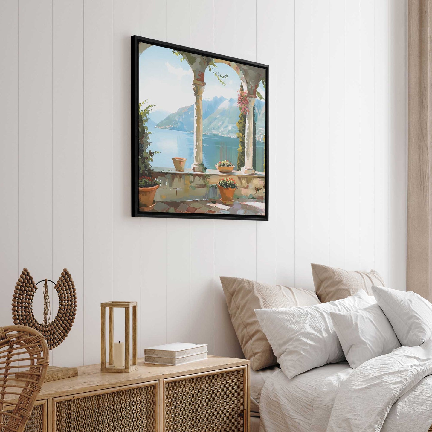 Italian Balcony Escape v2 Art Print