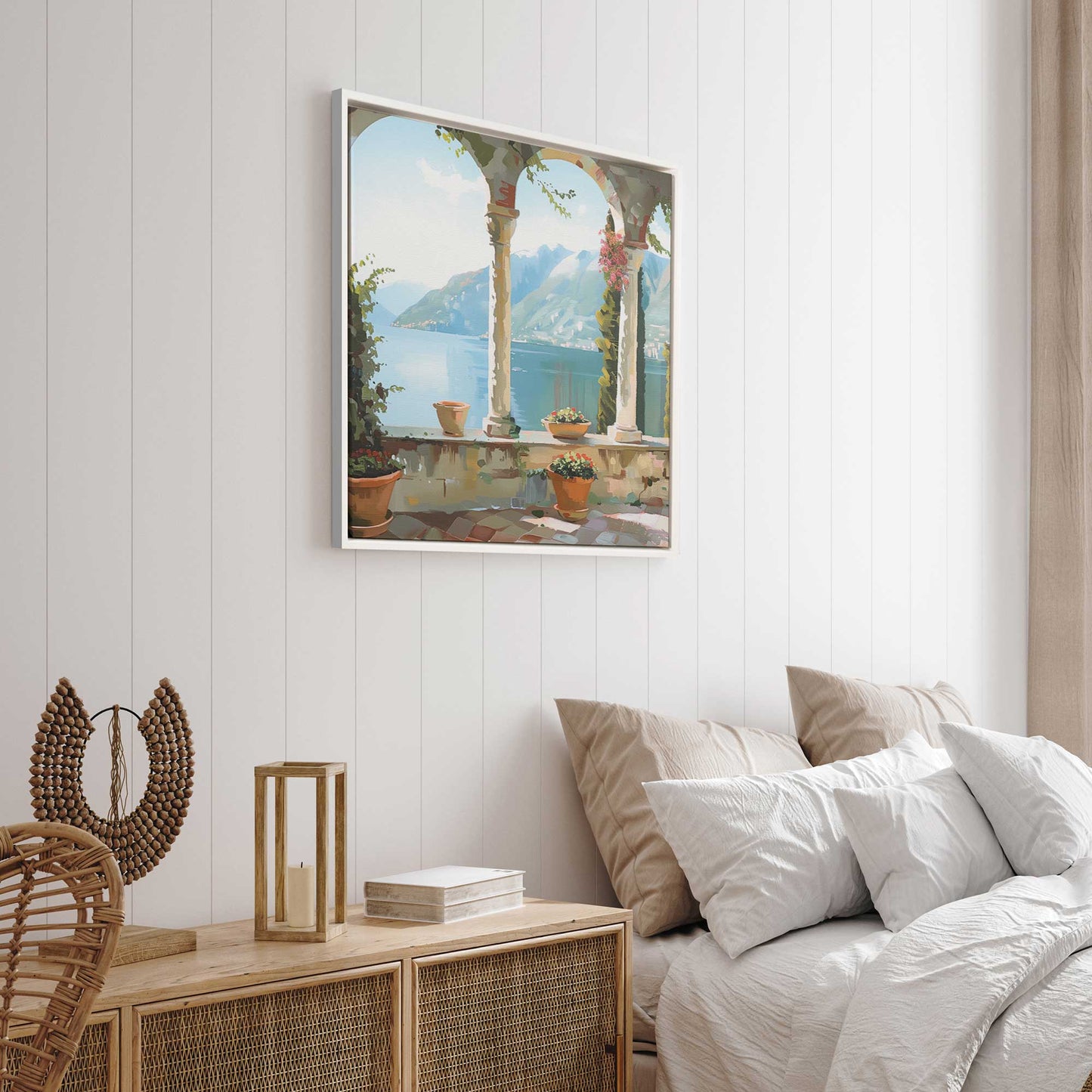 Italian Balcony Escape v2 Art Print