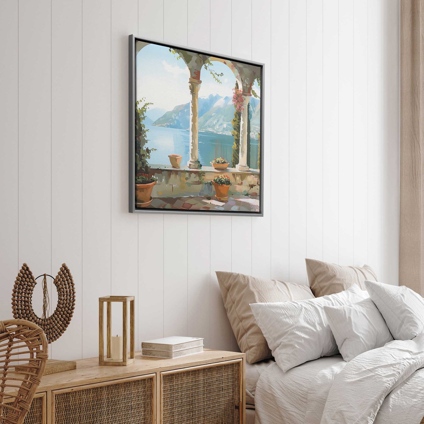 Italian Balcony Escape v2 Art Print
