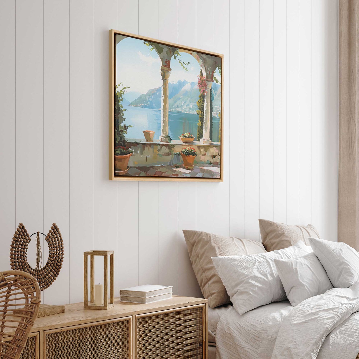 Italian Balcony Escape v2 Art Print