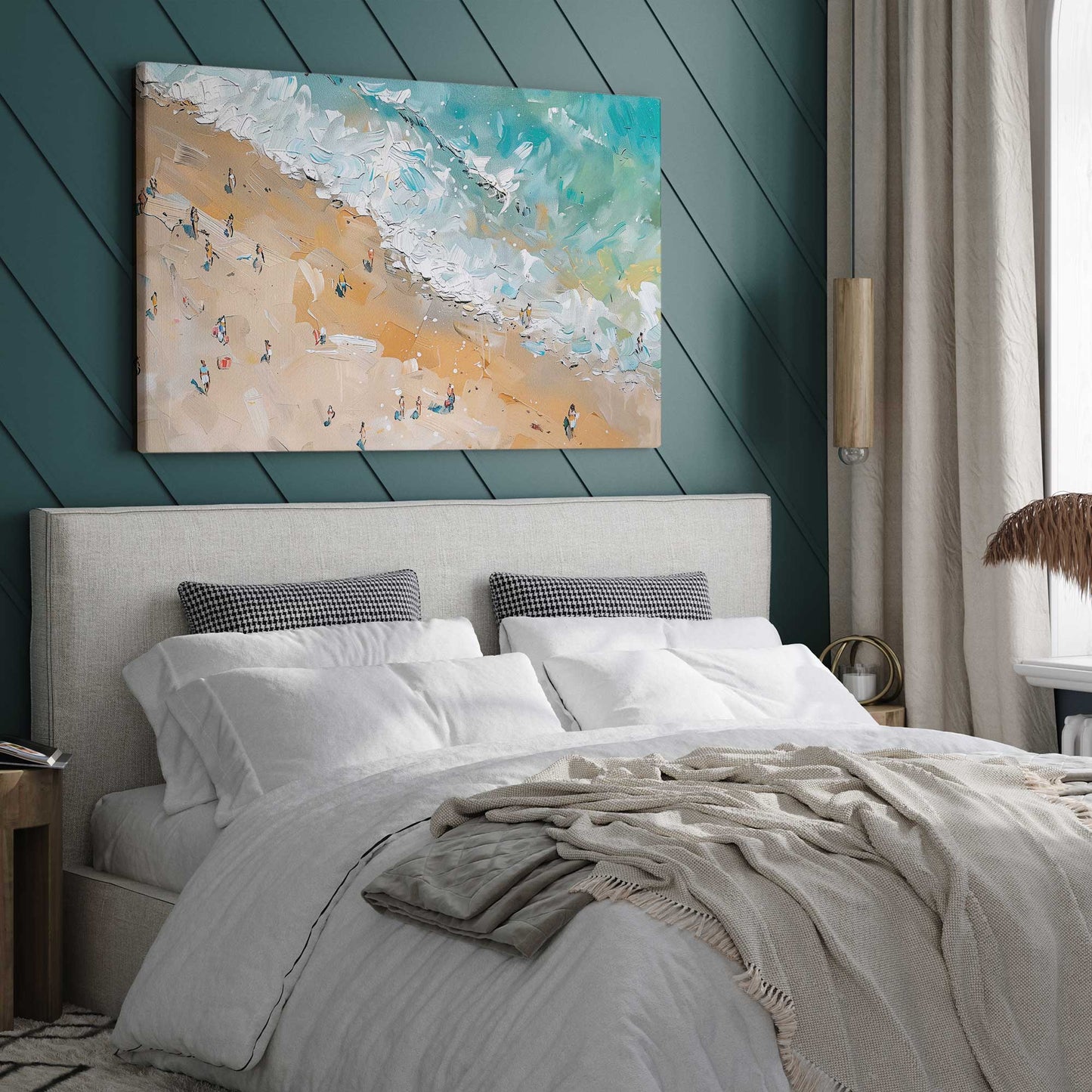 Summer Shoreline v1 Canvas Print