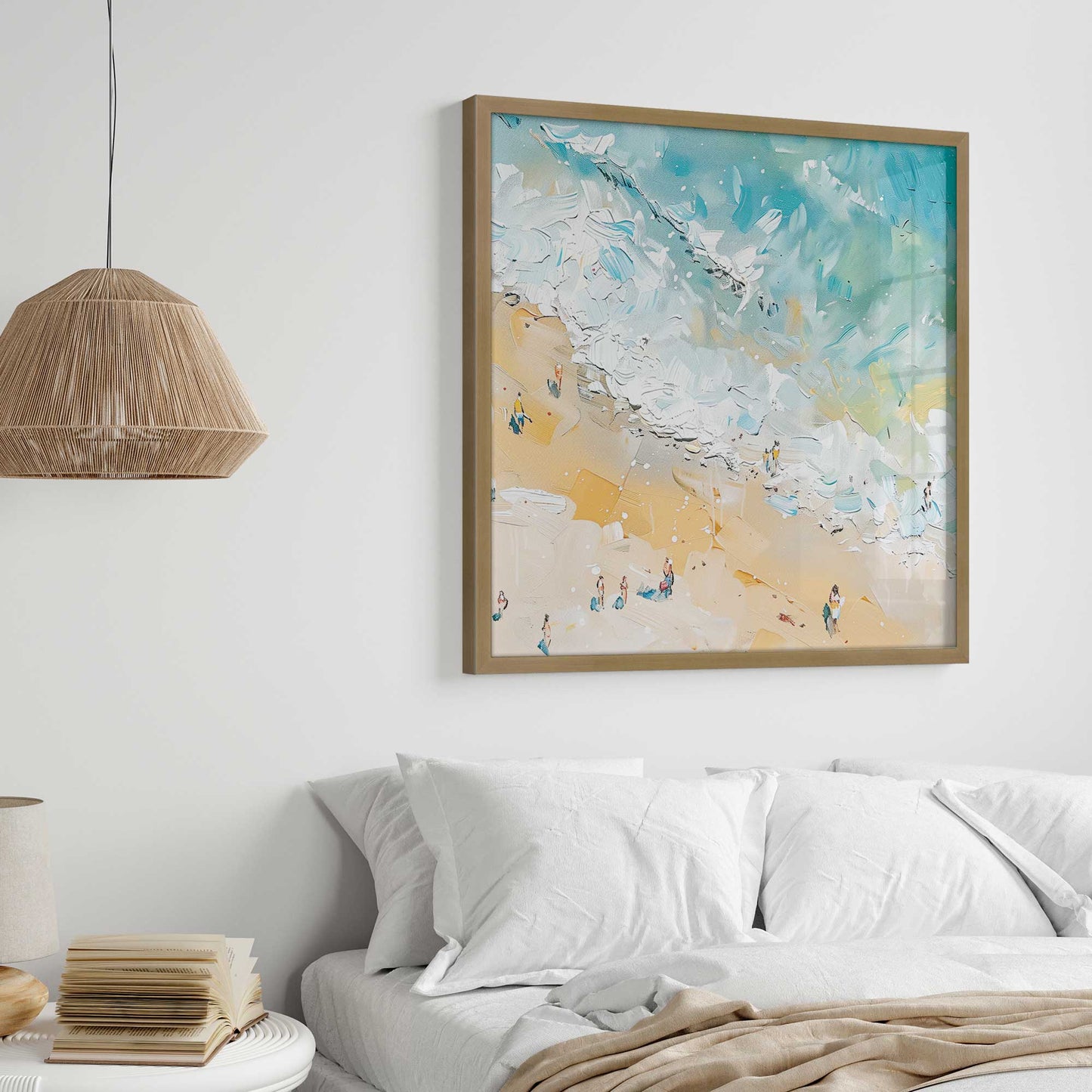 Summer Shoreline v2 Art Print