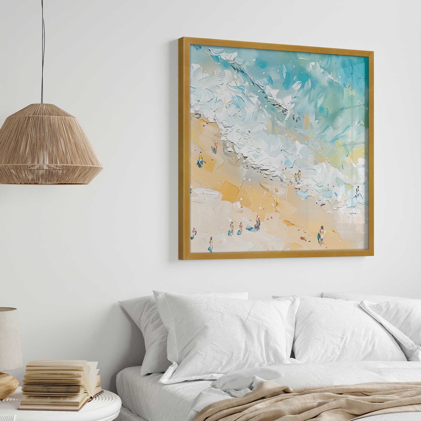Summer Shoreline v2 Art Print