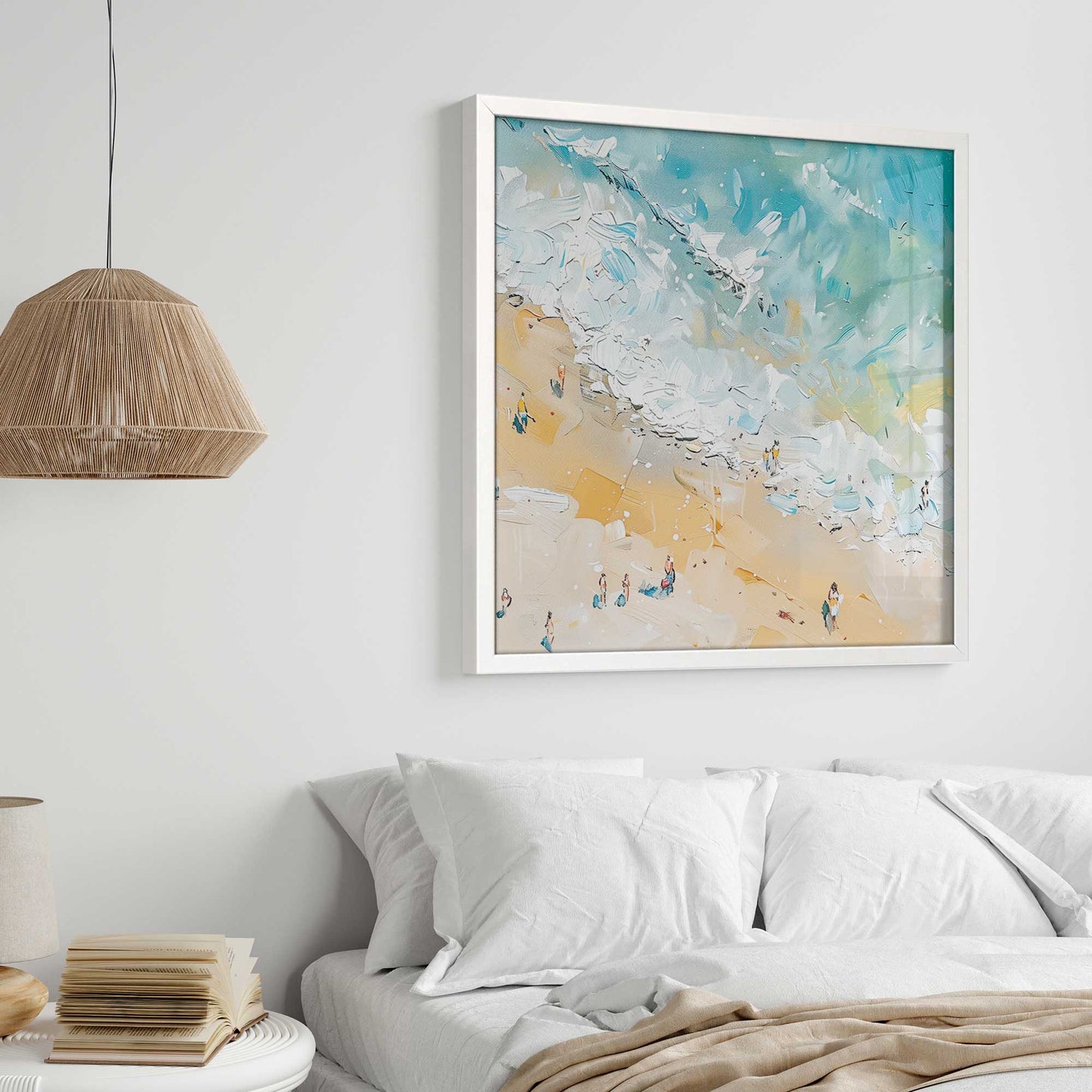 Summer Shoreline v2 Art Print