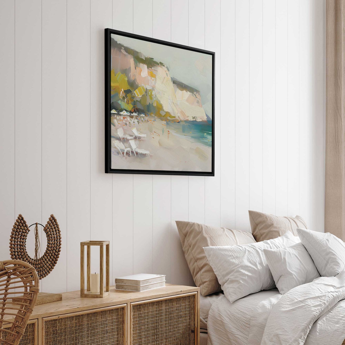 Lazy Day by the Cliffs I Canvas Print