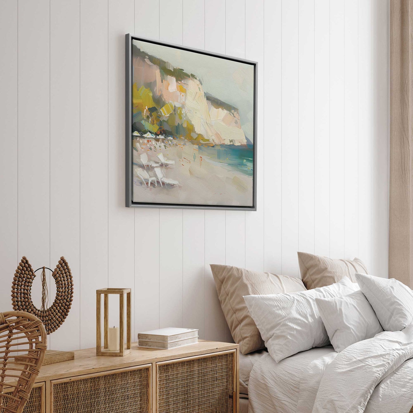 Lazy Day by the Cliffs I Canvas Print