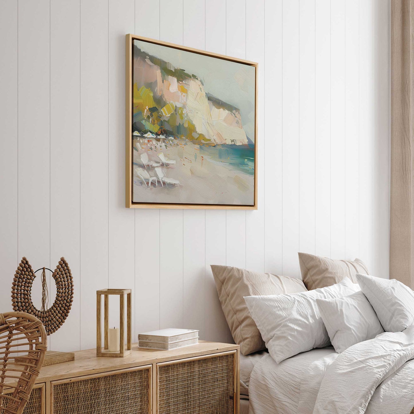 Lazy Day by the Cliffs I Canvas Print