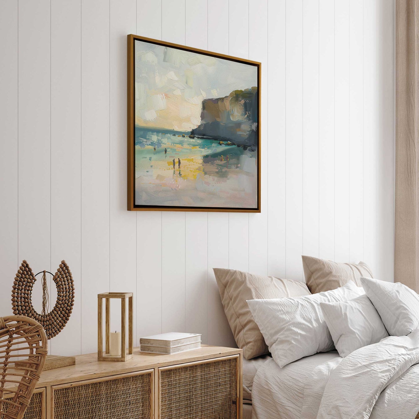Lazy Day by the Cliffs II Canvas Print