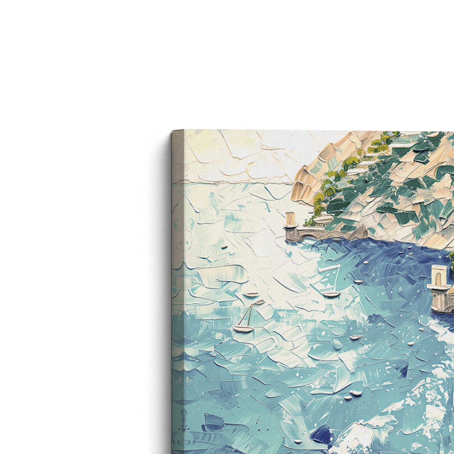 Summer in Positano Canvas Print, Set of 2