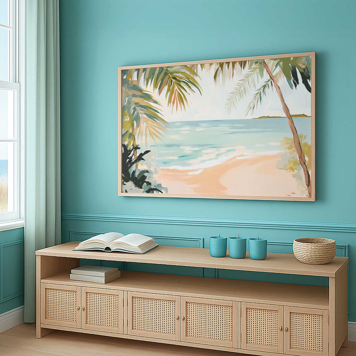 Picture of art in a room