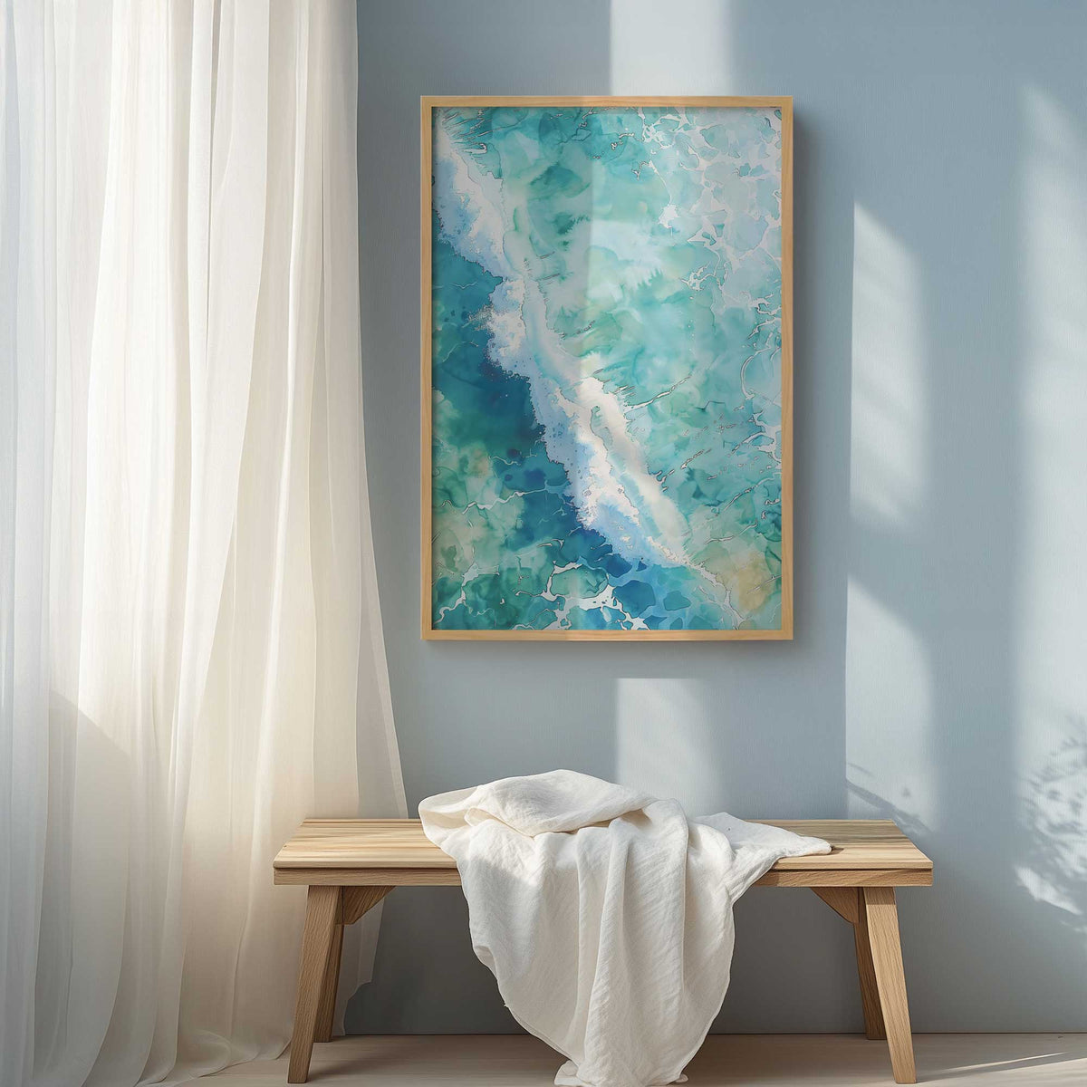 Picture of art in a room