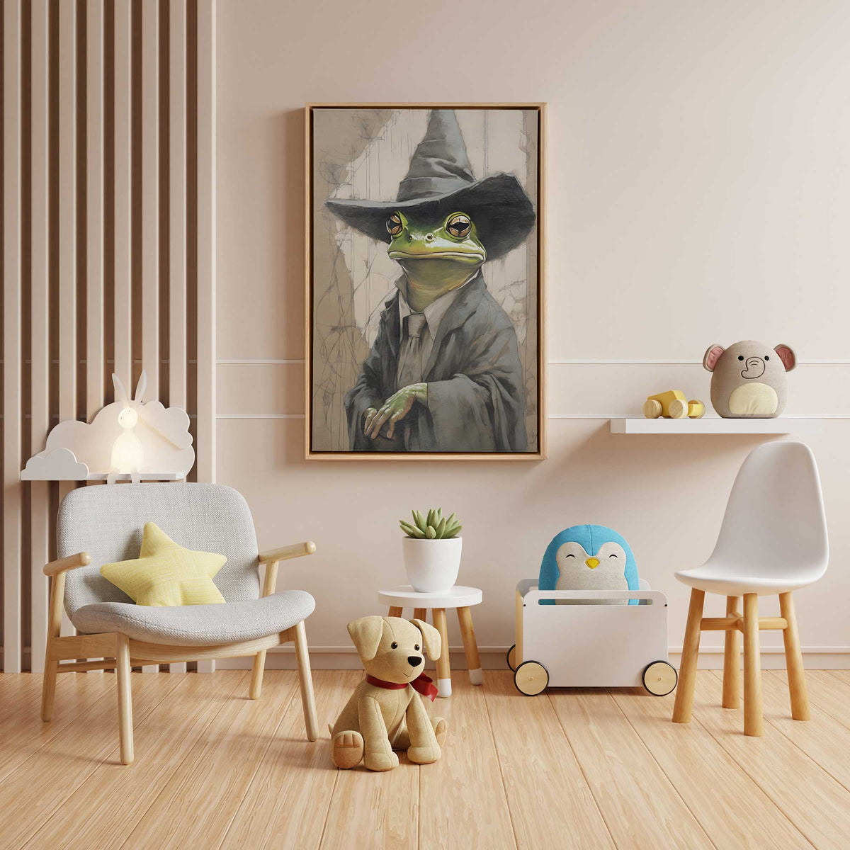 Picture of art in a room