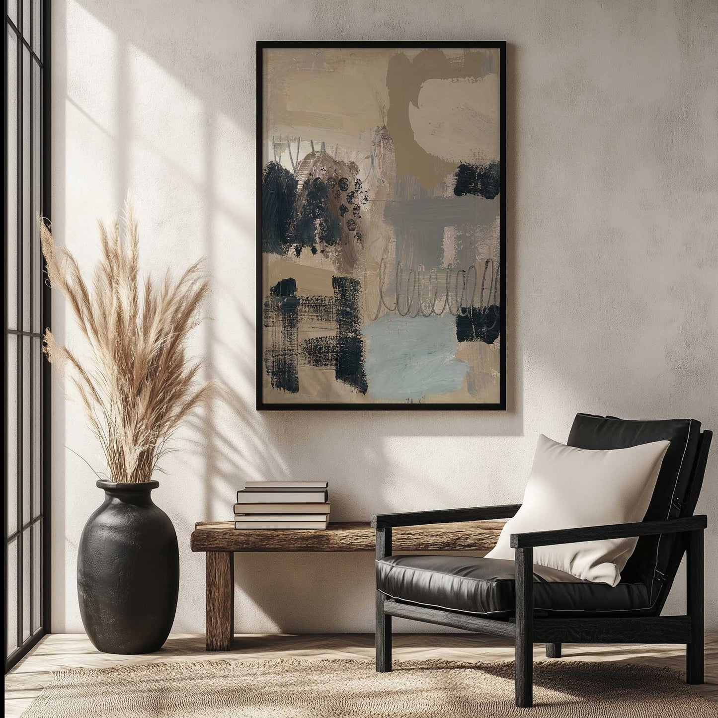 Picture of art in a room