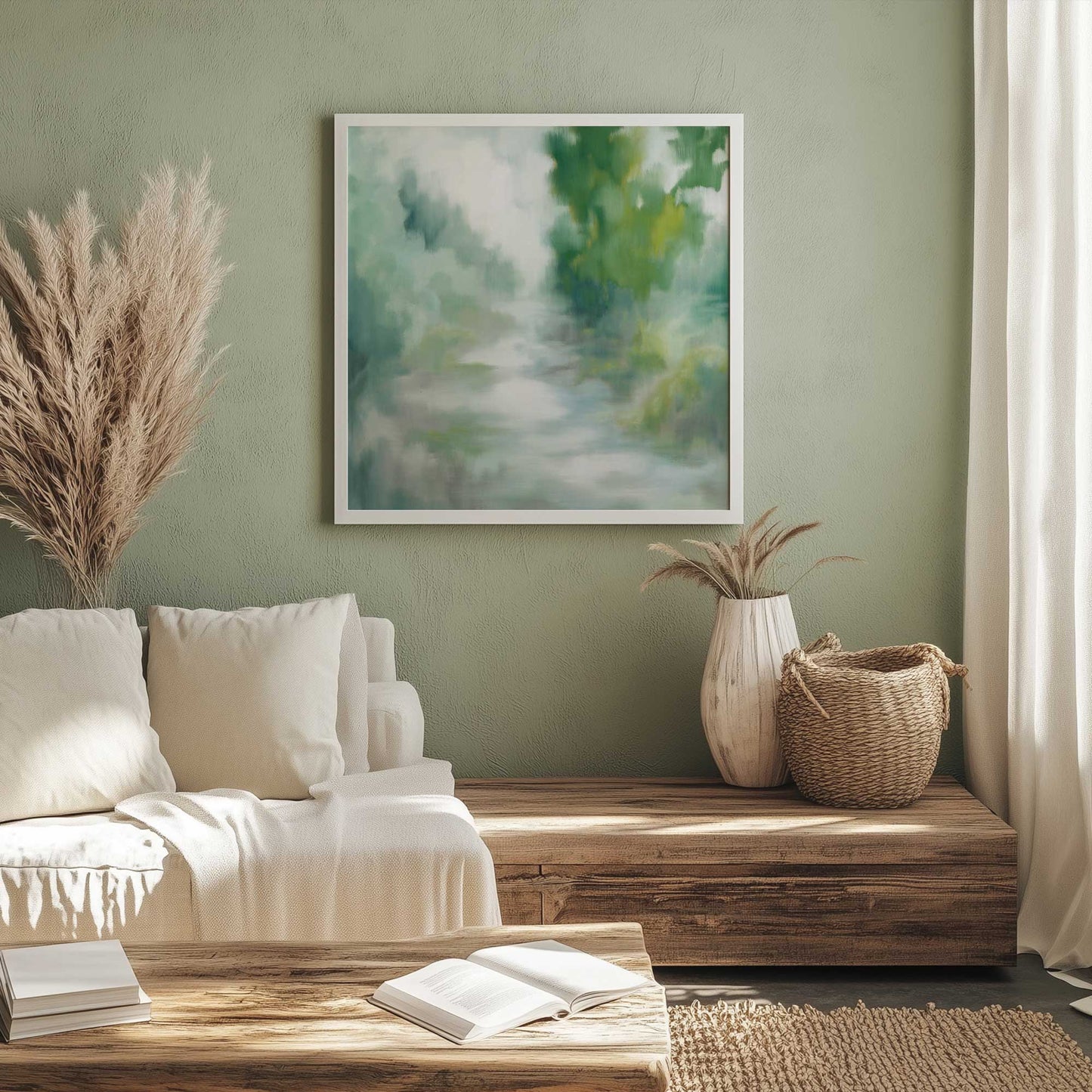 Picture of art in a room