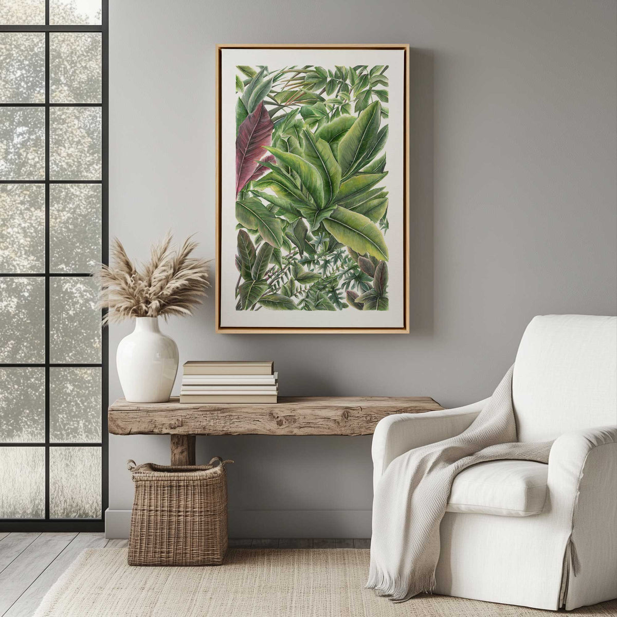 Picture of art in a room