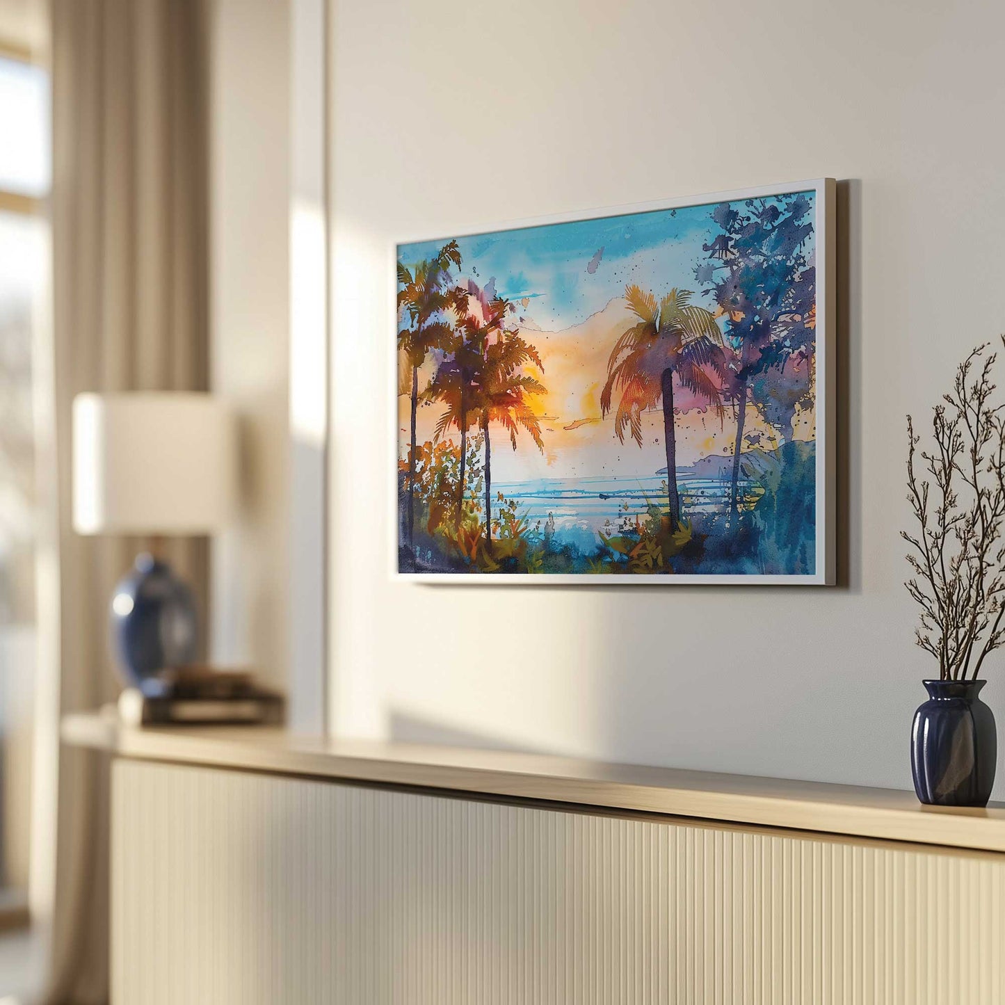 Picture of art in a room