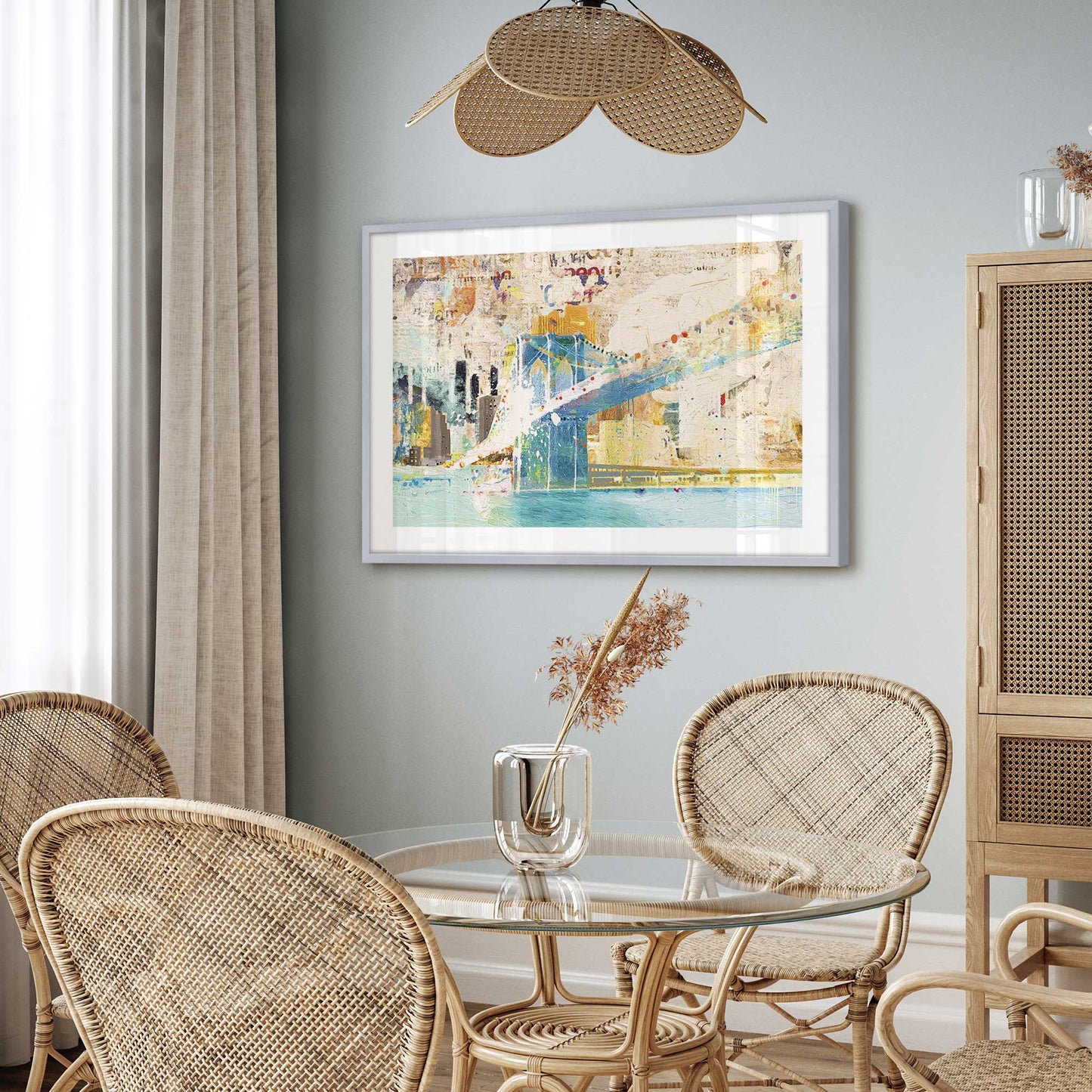Bridge of Colors Art Print