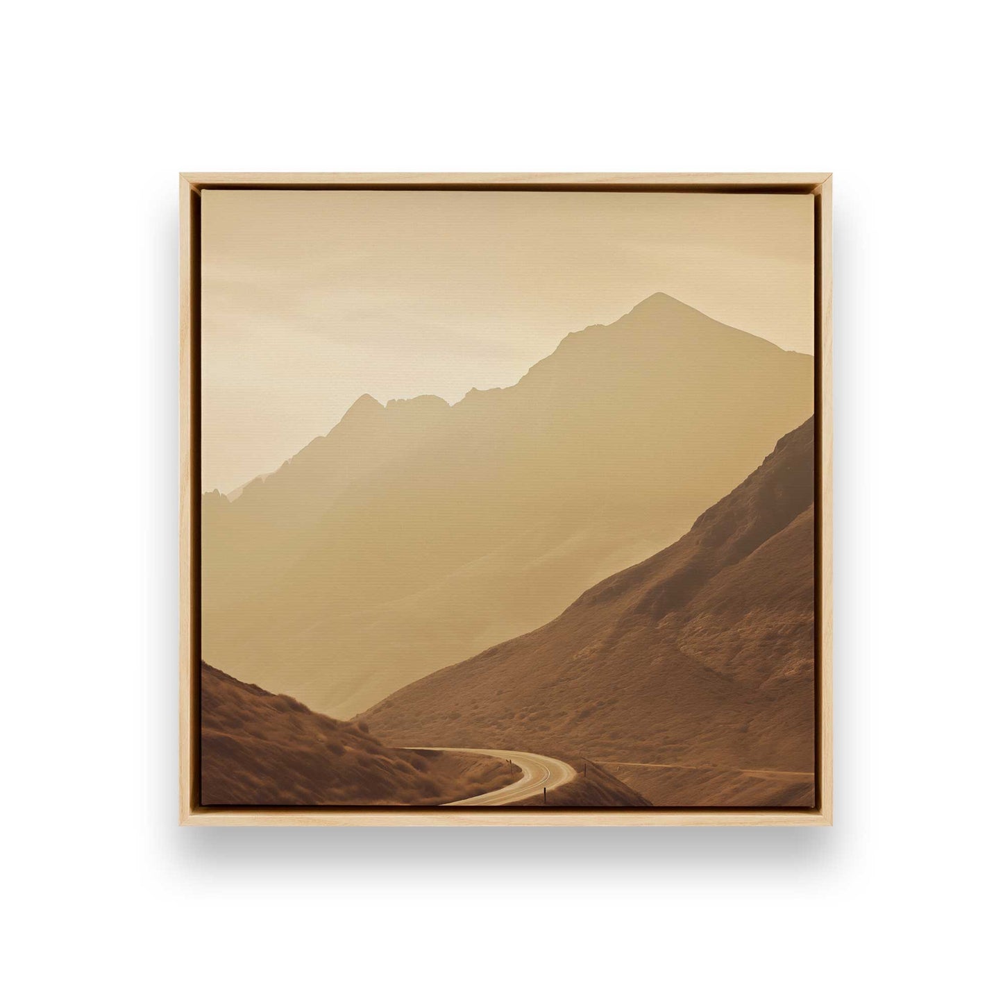 Endless Mountain Roads Canvas Print, Set of 2