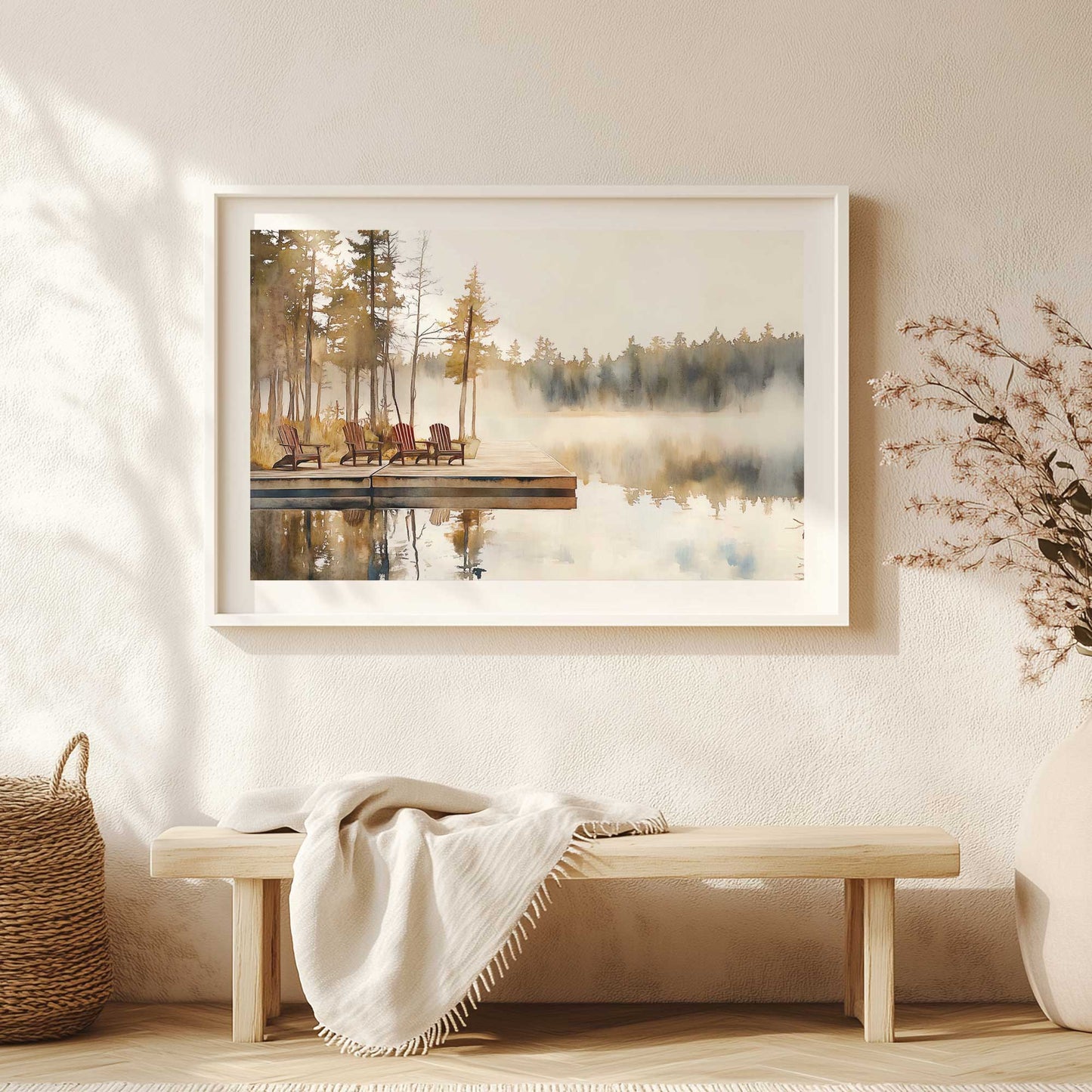 Picture of art in a room