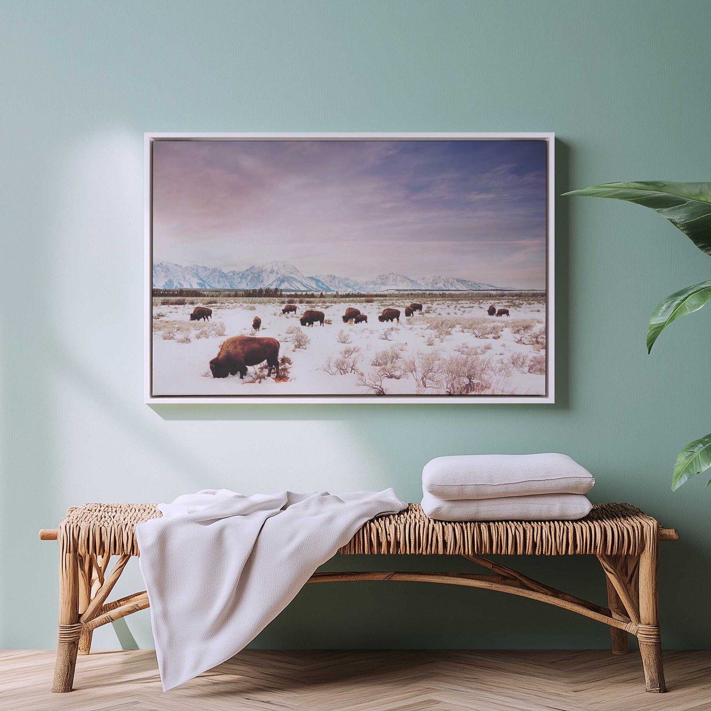 Picture of art in a room