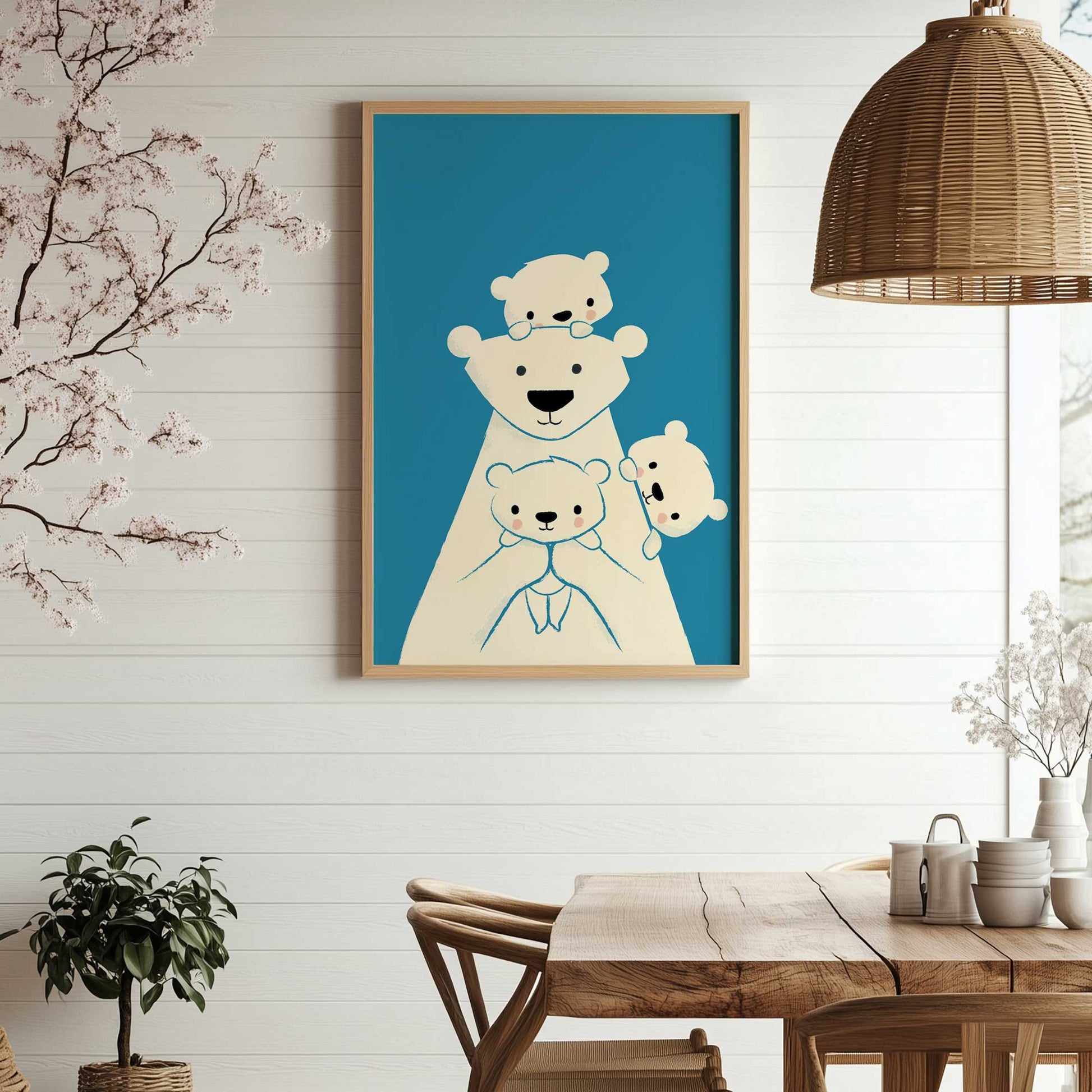 Picture of art in a room