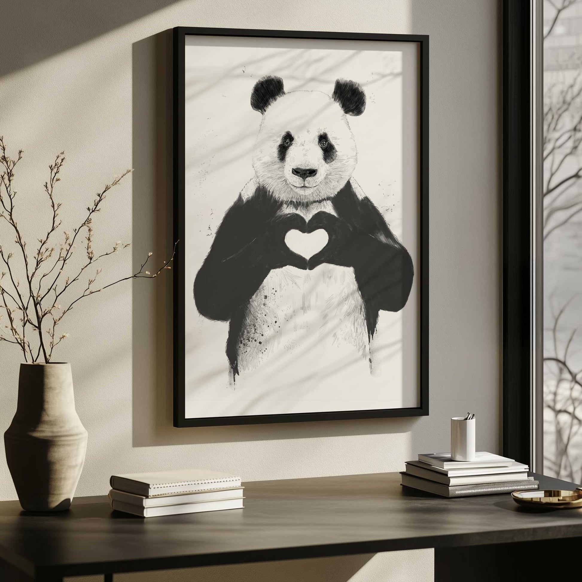 Picture of art in a room