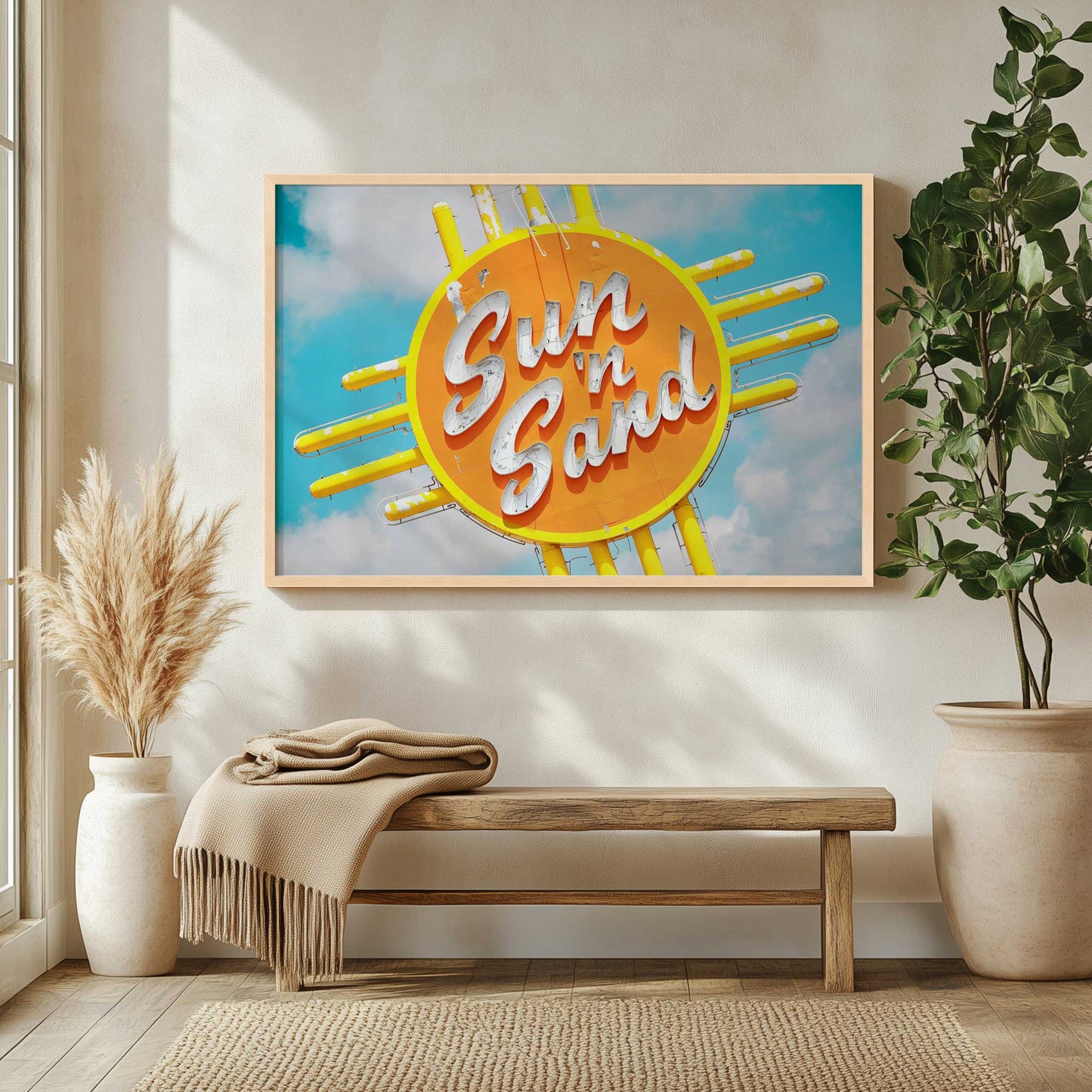 Picture of art in a room