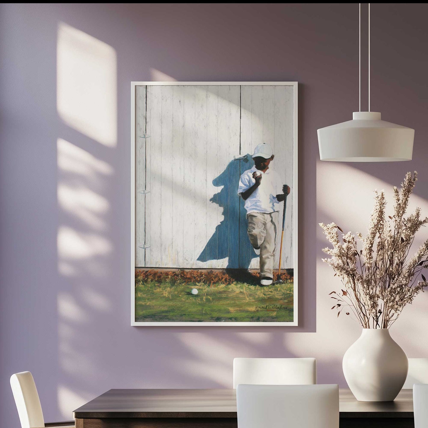 Picture of art in a room