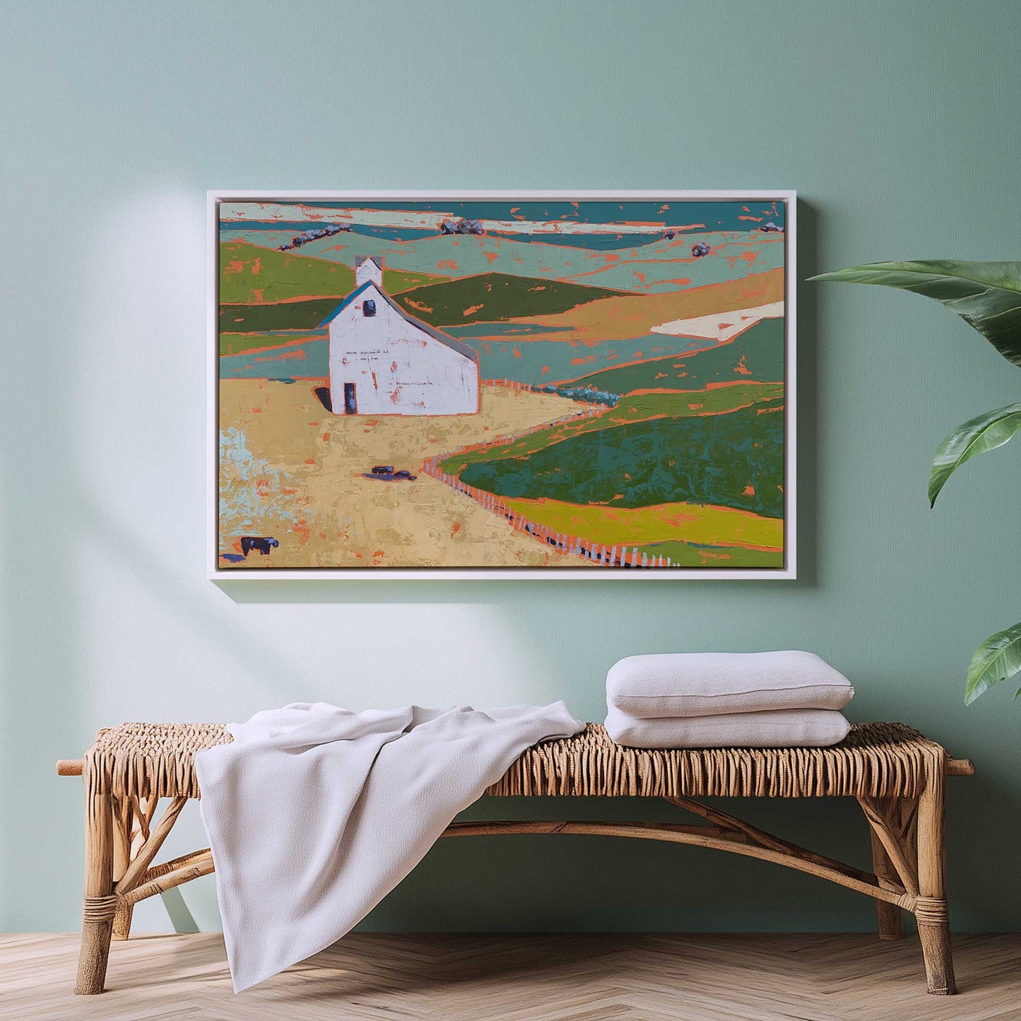Picture of art in a room