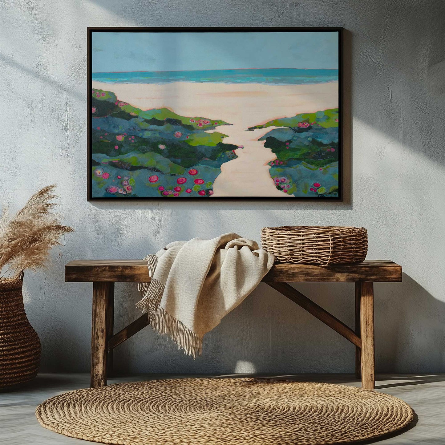 Picture of art in a room