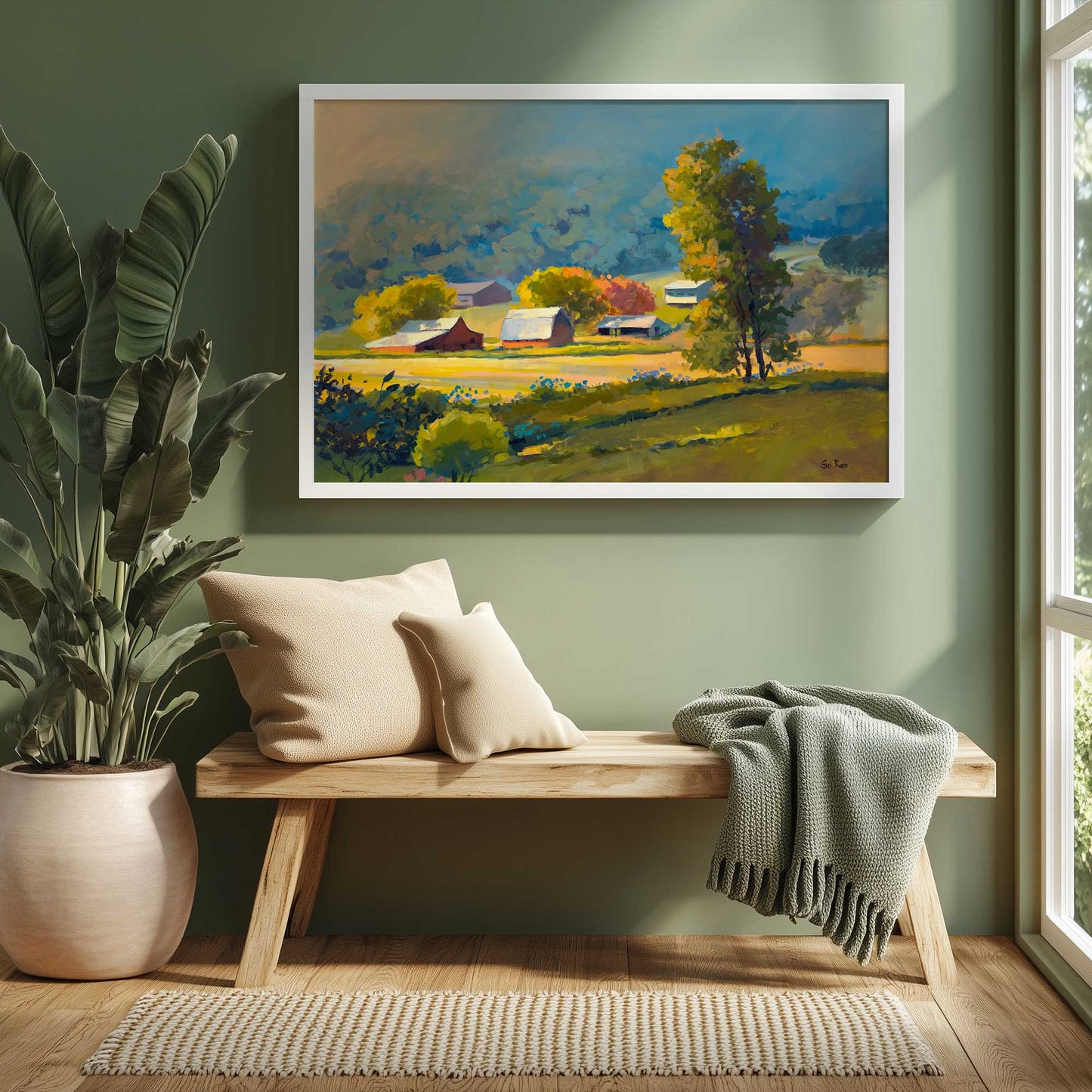 Picture of art in a room