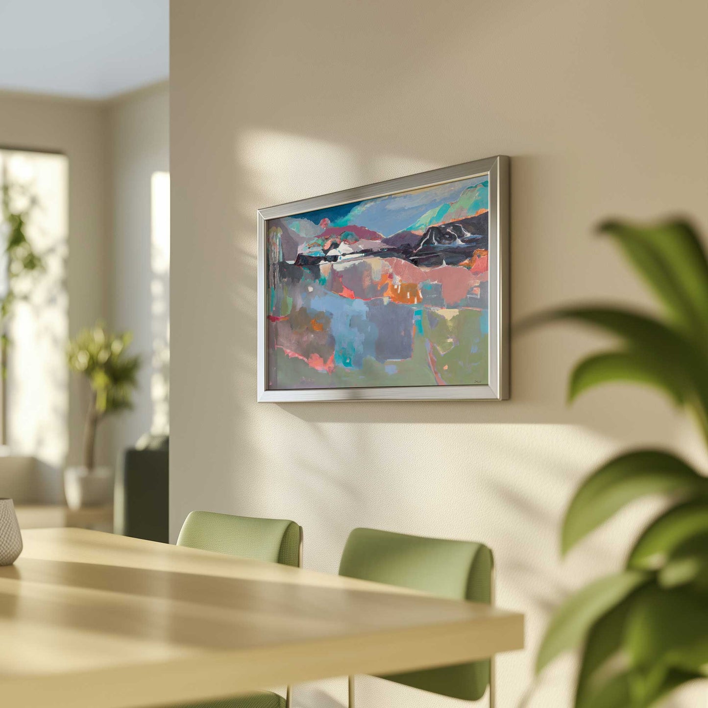 Picture of art in a room