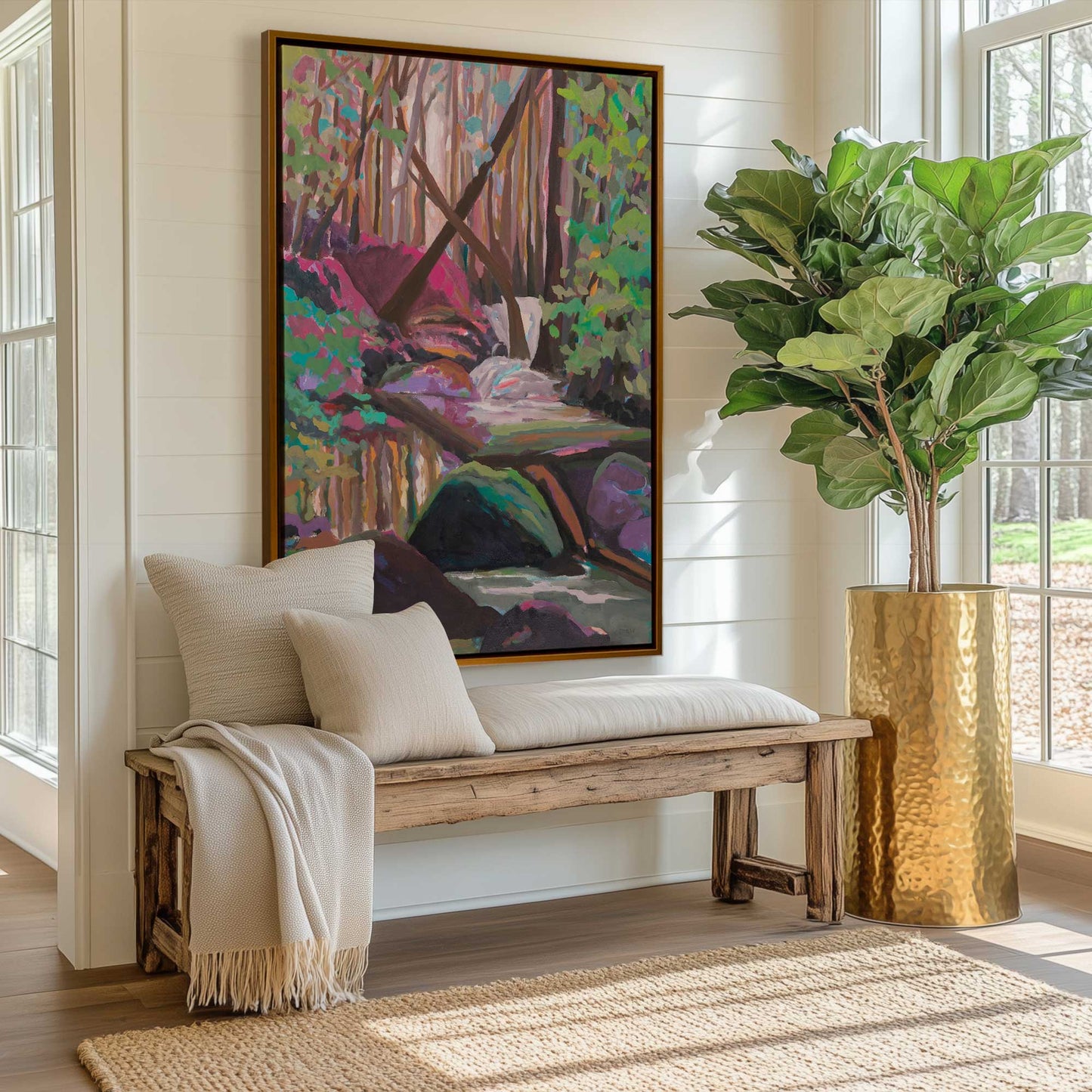 Picture of art in a room