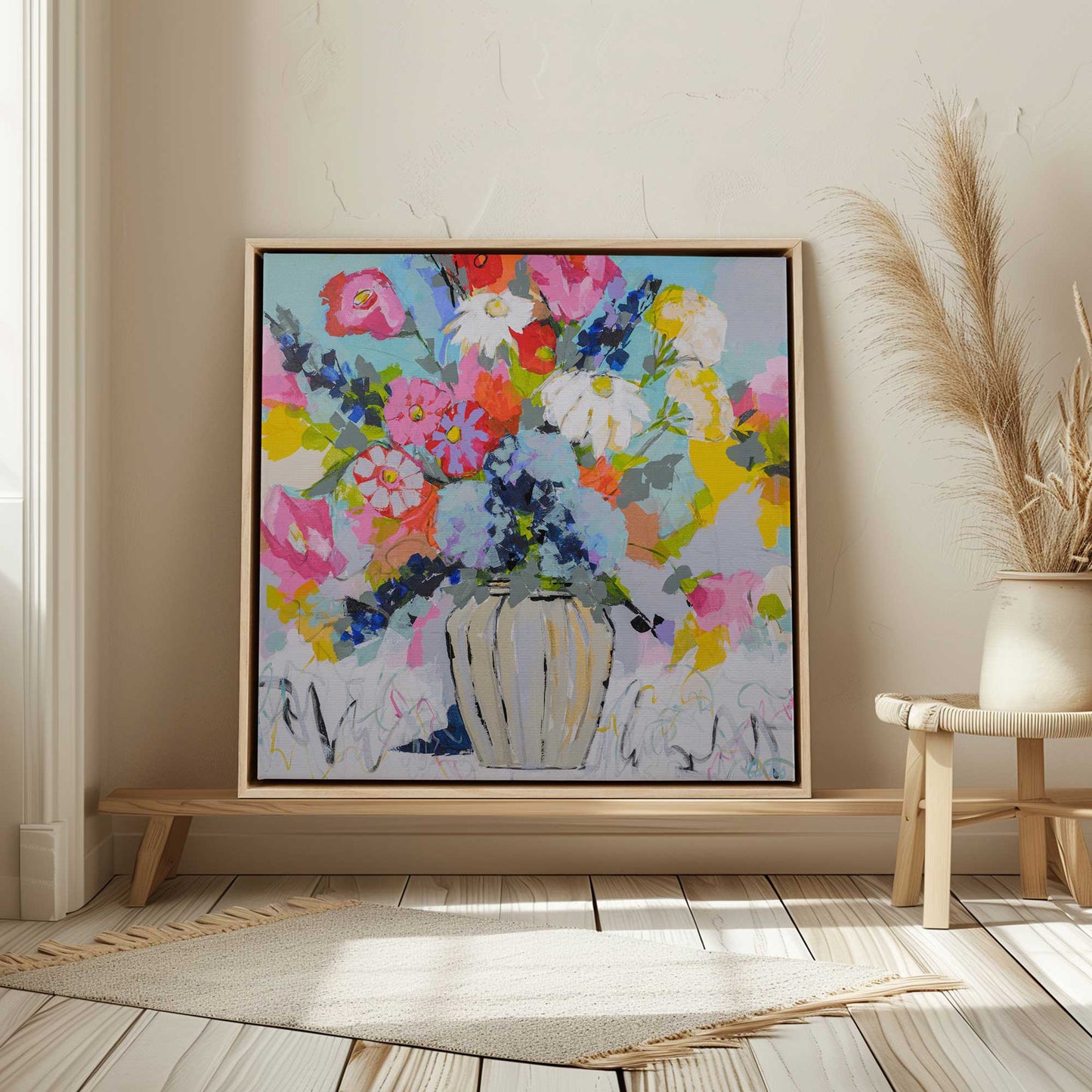 Picture of art in a room