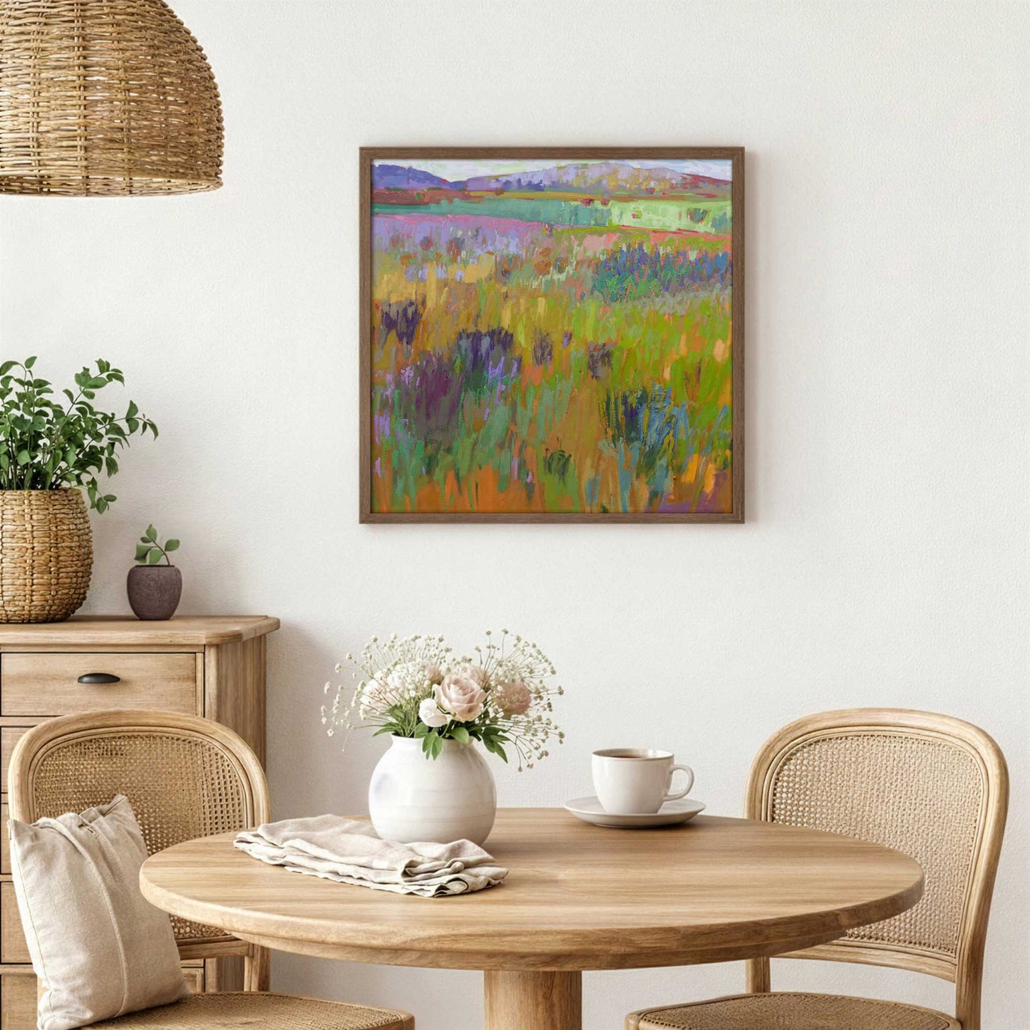 Picture of art in a room