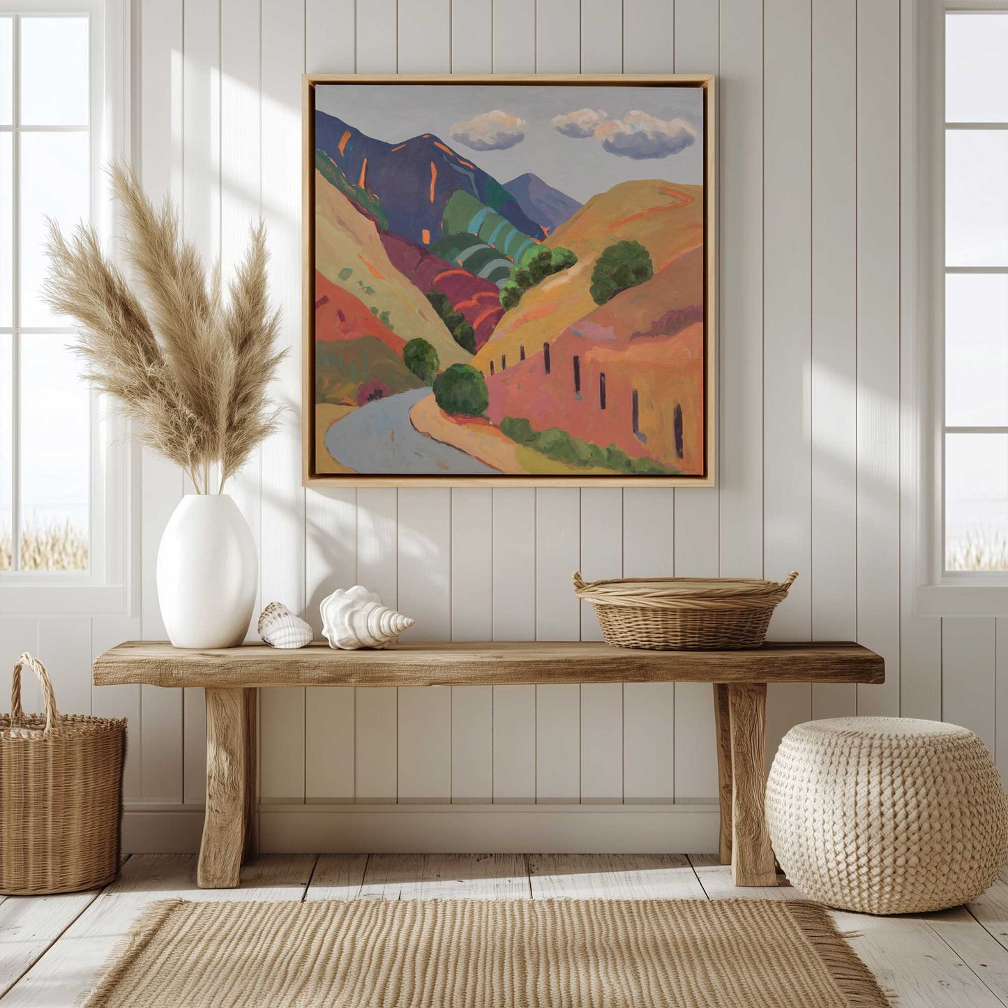 Picture of art in a room