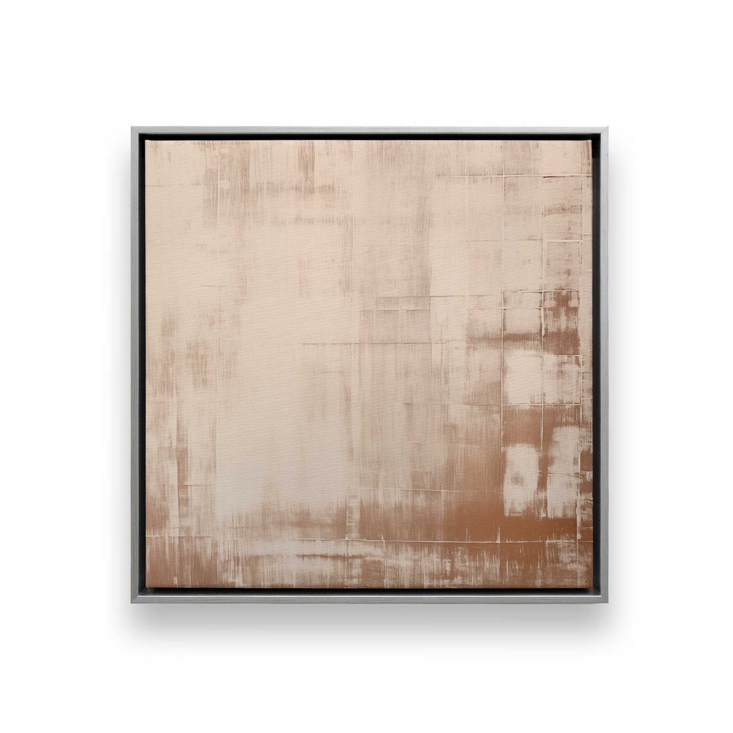 Beige Bliss Abstract Canvas Print, Set of 2