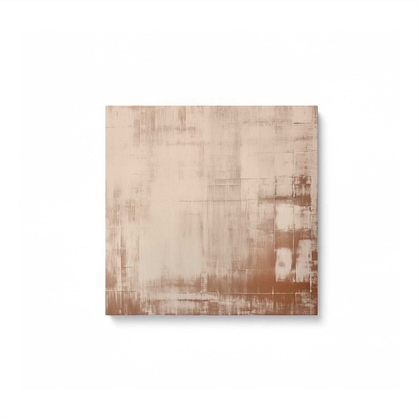 Beige Bliss Abstract Canvas Print, Set of 2